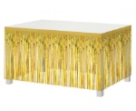Obrázek z Dekorace okraje stolu - zlaté střapce - 300 cm 