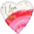 Obrázek Foliový balonek srdce, I love you  - 43cm