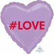 Picture of Foliový balonek srdce -  #LOVE - 43 cm