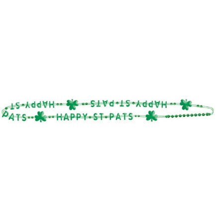 Obrázek Náhrdelník na oslavu Svatého Patrika - Happy St. Pats 6 ks