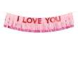 Obrázek Party nápis I LOVE YOU - 150 x 30 cm