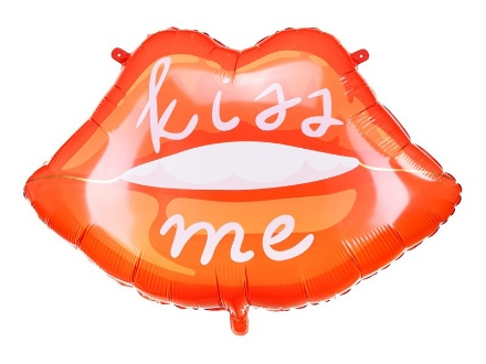 Obrázek Foliový balonek Kissing Lips - 86 x 65 cm