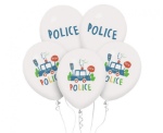 Obrázek z Latexové balonky policejní 30 cm - 5 ks 