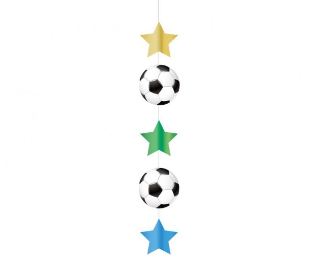 Obrázok z Závesná dekorácia futbal 150 cm
