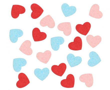 Picture of Konfety papírová srdíčka Love is in the air - EKO - 20g