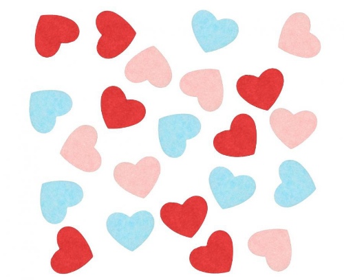 Levně Konfety papírová srdíčka Love is in the air - EKO - 20g