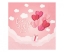 Obrázok z Papierové obrúsky Love Is In The Air 33 x 33 cm - ružové