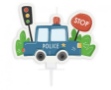 Obrázok z Narodeninová sviečka policajné auto