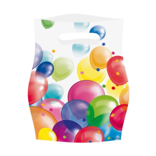 Levně Party tašky s balonky 8 ks