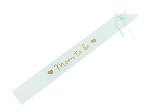 Šerpa - Mom to be - modrá 75 cm