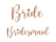 Obrázok z Samolepky na pohárik - Bride and Bridesmaid - rose gold