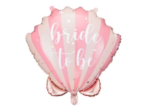 Levně Foliový balonek mořská mušle - Bride to Be 52 x 50 cm