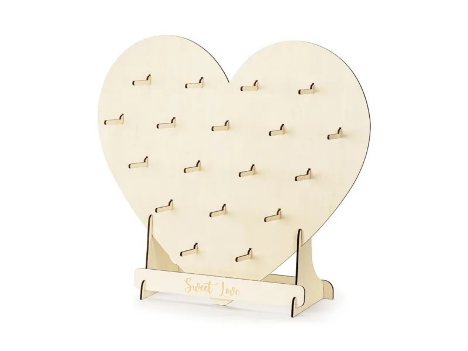 Stojan na donuty - srdce - 65 x 59 cm