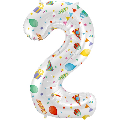 Levně Foliová číslice - Party Joy 2 - 86 cm