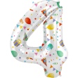 Obrázok z Fóliová číslica - Party Joy 4 - 86 cm