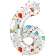 Obrázek Foliová číslice - Party Joy 6 - 86 cm