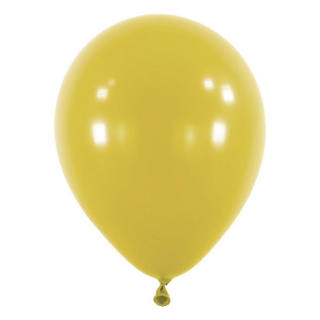 Obrázek z Balonek Fashion Mustard 30 cm - D83, Hořčičný - 50 ks 