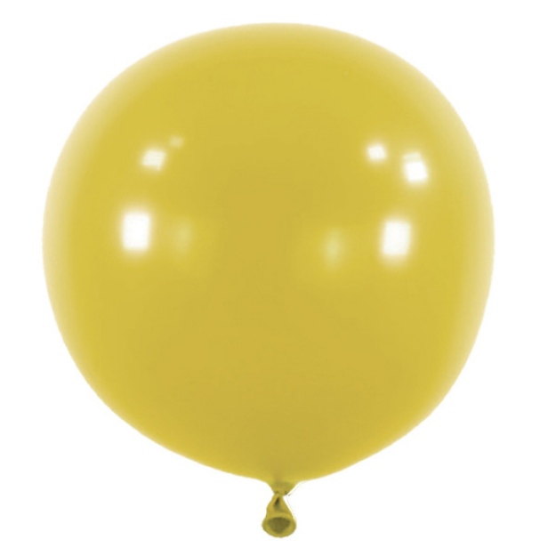 Obrázok z Balónik Fashion Mustard 60 cm - D83, Horčičný - 4 ks
