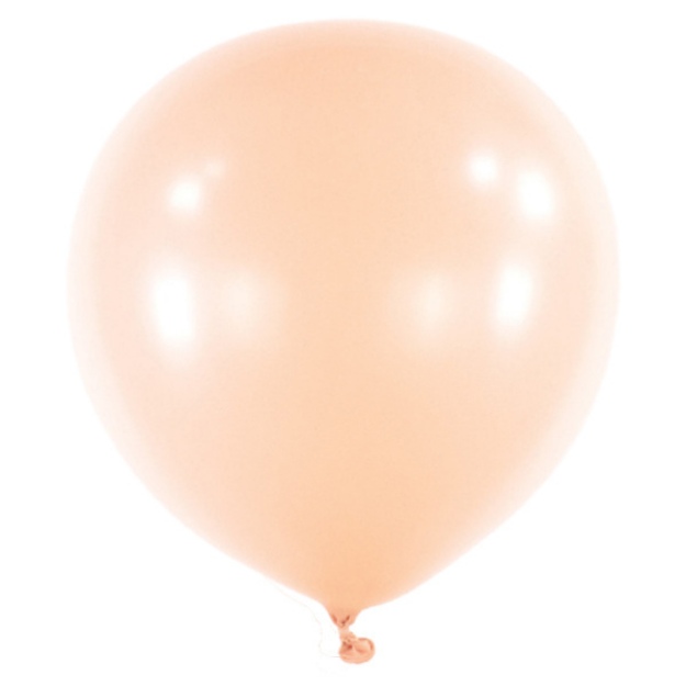 Obrázek z Balonek Macaron Peach 60 cm, D21 - Makrónkový Broskvový, 4 ks 