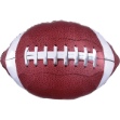 Obrázek Foliový balonek - Míč na americký fotbal -  78 x 50 cm