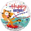 Obrázek Foliový balonek - Tygřík Happy Birthday - 45 cm