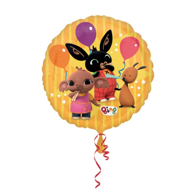 Obrázek z Foliový balonek  žlutý - Kralíček Bing- 45 cm 