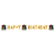 Obrázek Party nápis Harry Potter Happy Birthday - Bradavické koleje 180 x 13 cm