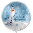 Obrázek Foliový balonek Krásné narozeniny Olaf - Ledové království CZ - 43 cm