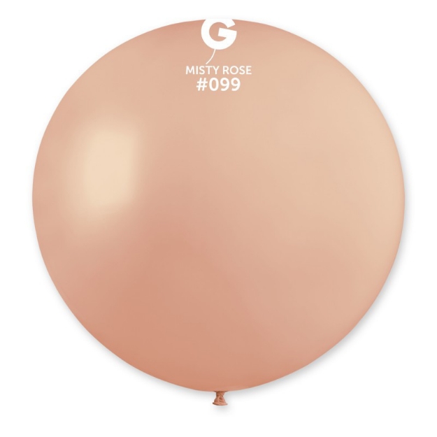 Obrázok z Obrí nafukovací balón - Gemar hmlisto ružový 80 cm