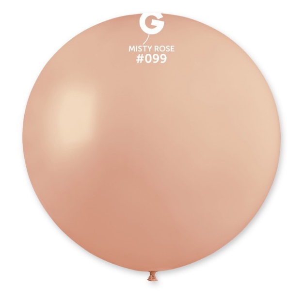 Obrázok z Obrie nafukovací balón - hmlisto ružový
