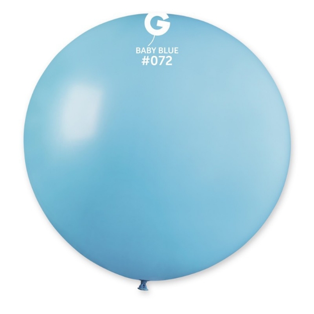 Obrázok z Obrí nafukovací balón - Gemar baby blue modrý 80 cm