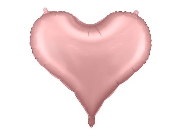 Obrázek z Foliový balonek srdce světle růžové 75 x 64,5 cm 
