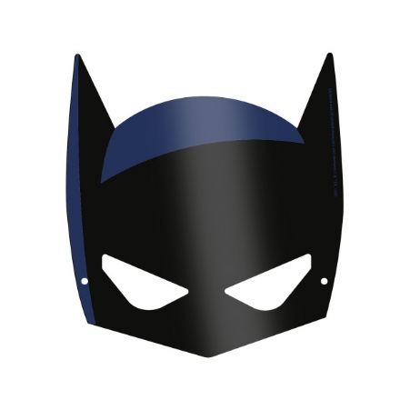 Obrázek Party papírové masky Batman 6 ks