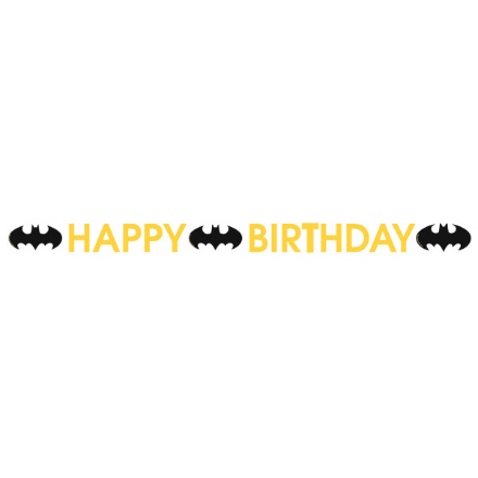 Obrázek Narozeninový nápis Batman Happy Birthday 180 cm