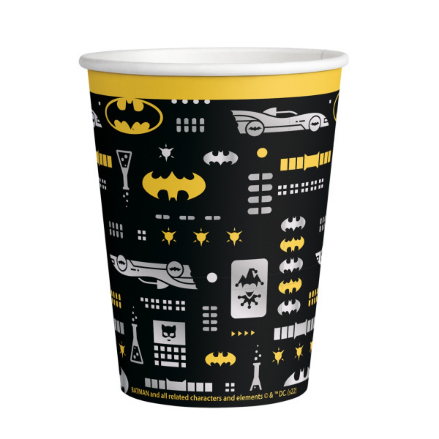 Levně EKO Papírové kelímky Batman 8 ks