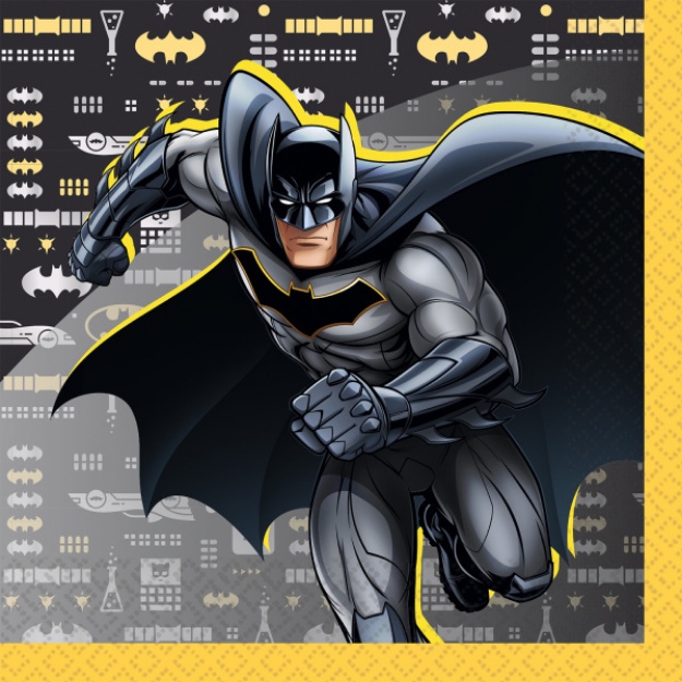 Obrázek z Papírové party ubrousky Batman 16 ks 