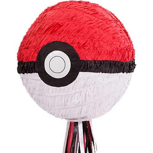 Piňatá Pokemon ball - 27.3 x 27.9 x 27.3 cm