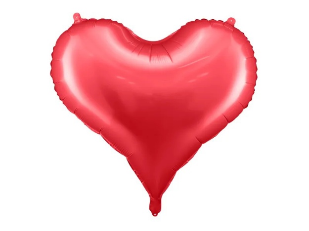 Obrázok z Fóliový balónik srdca červené 75 x 64,5 cm
