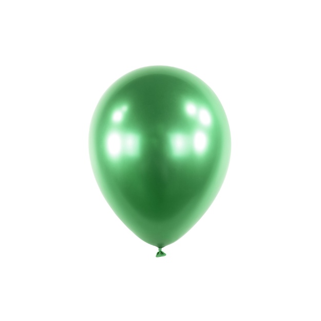 Obrázek z Chromový balonek Zelený 13 cm - 100 ks - CH03 