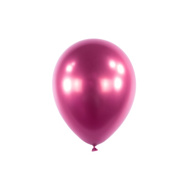 Obrázok z Chrómový balónik ružové 13 cm - 100 ks - CH05
