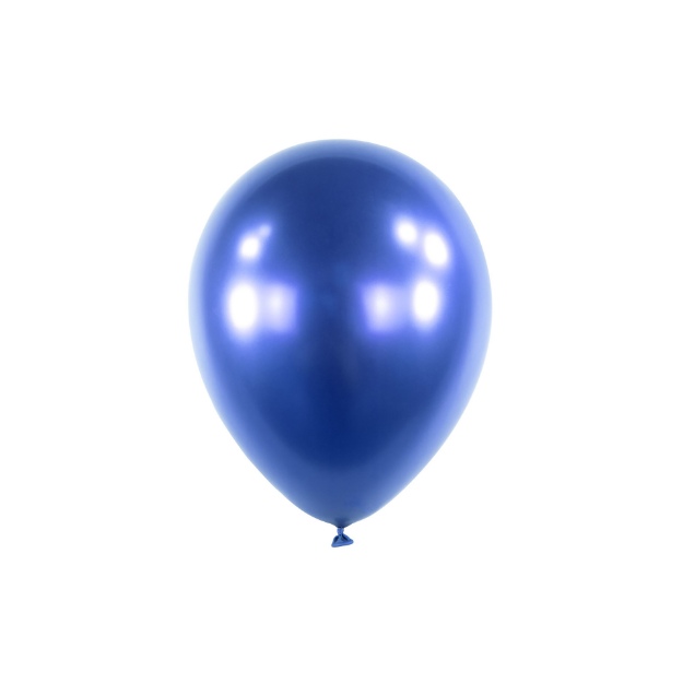 Obrázek z Chromový balonek Modrý 13 cm - 100 ks - CH02 