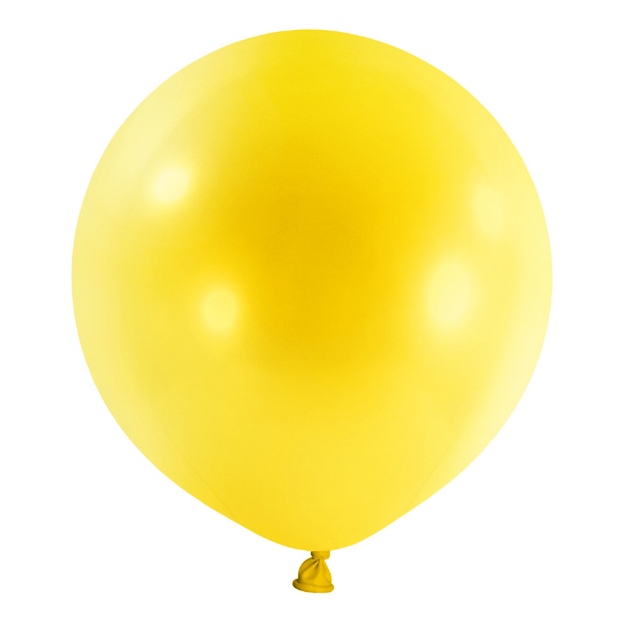 Obrázek z Balonek Standard Yellow Sunshine 60 cm, D02 - žlutý, 4 ks 
