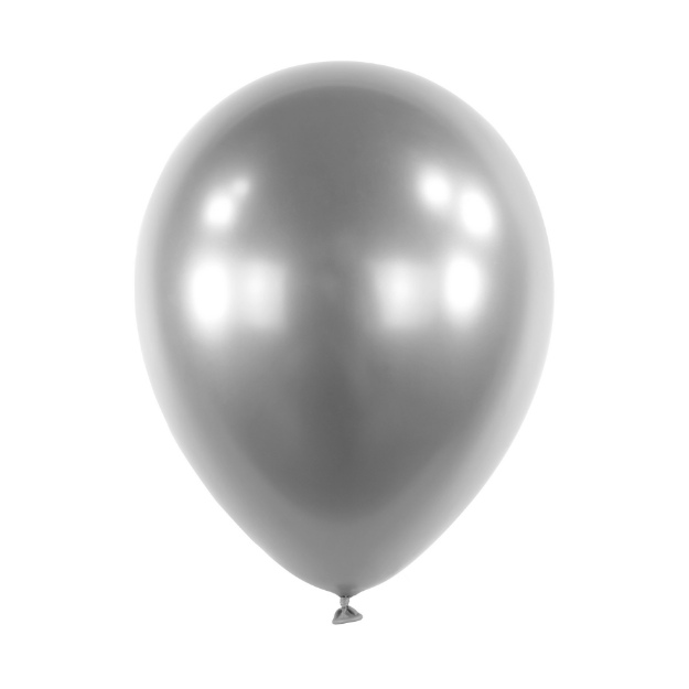 Obrázek z Chromový balonek Stříbrný 30 cm - 50 ks - CH08 