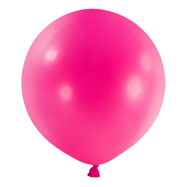 Obrázek z Balonek Fashion Hot Pink 60 cm, D07 - Tm. Růžový, 4 ks 