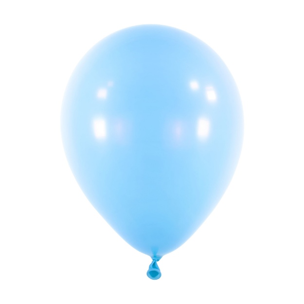 Obrázek z Balonek standard Pastel Blue 30 cm, D09 - světle modrý, 50 ks 