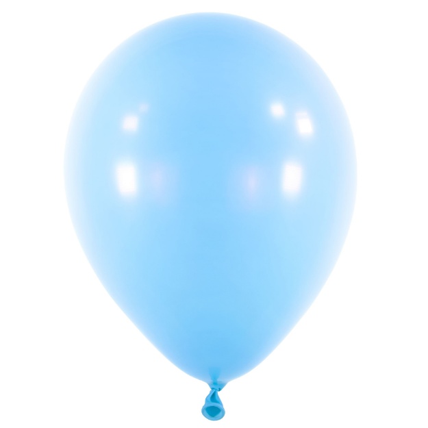 Obrázok z Balónik štandard Pastel Blue 40 cm, D09 - svetlo modrý, 50 ks
