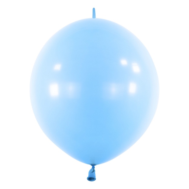 Obrázok z Balónik spojovací Pastel Blue - D09, svetlo modrý, 50 ks