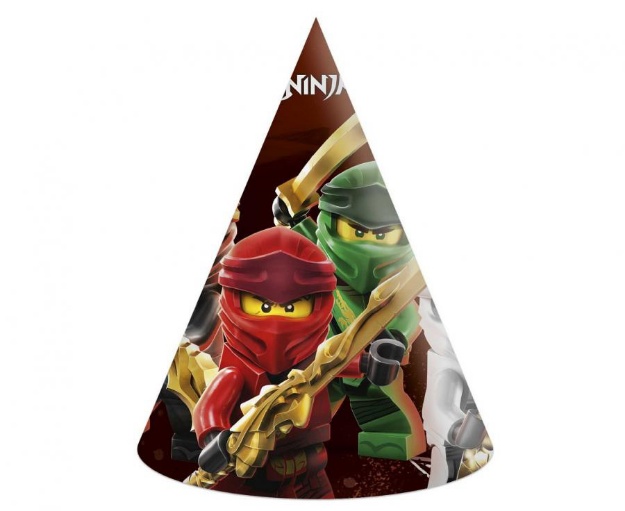 Obrázok z Papírové čepičky Lego Ninjago 6 ks