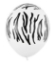 Obrázek Balónky s potiskem Zebra - 30 cm, - 50 ks