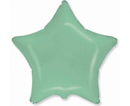 Obrázek Foliový balonek hvězda macaron mint 45 cm - Nebalený